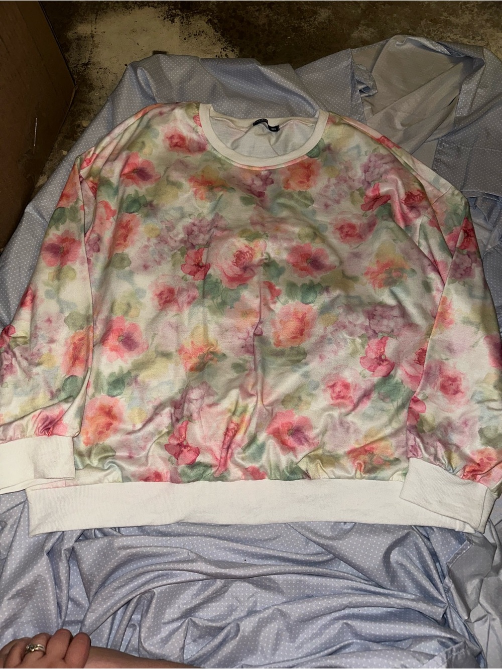 Shein floral sweater plus size 4X